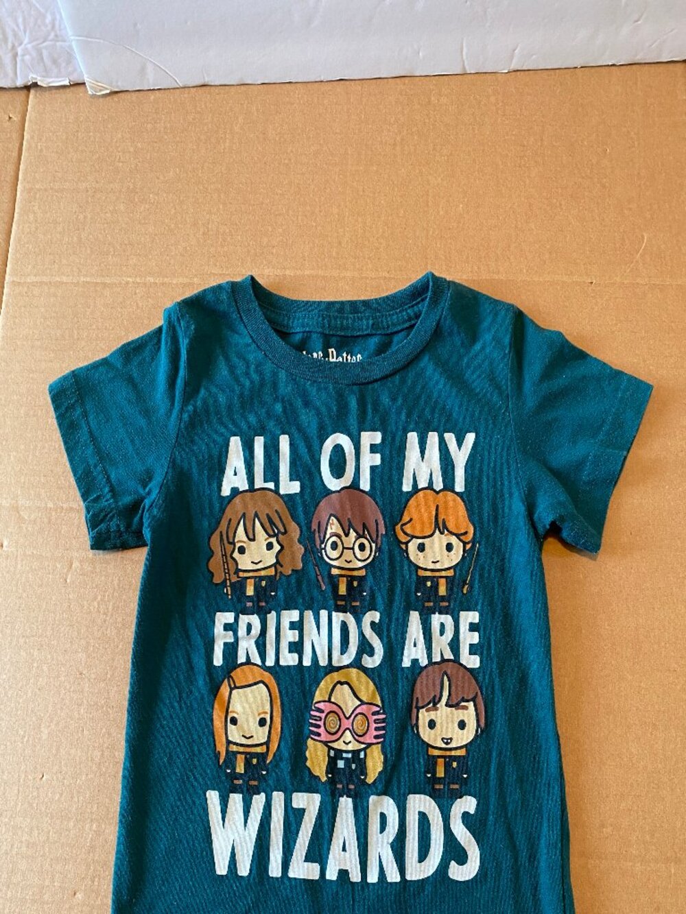 Harry Potter All My Friends are Wizard Toddler Green Short Sleeve T-shirt 2T